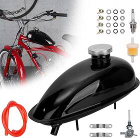 Qhas-3-5a Mtatcn 2l 0.53 Gallon Mini Bike Gas Tank Fuel Us Gallon/0.44 Uk