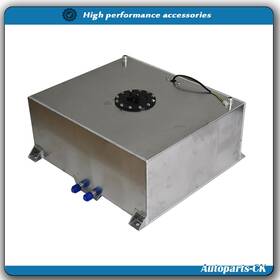 Ack1069034 Munirater 20 Gallon 80l Silver Aluminum Race Drift Fuel Cell Tank Level Sender