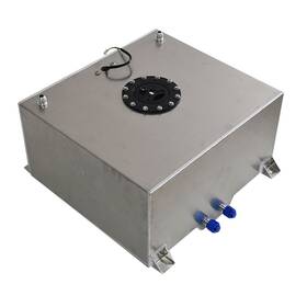 Ce1199036iec Muparkt 15 Gallon Polished Aluminum Racing Drift Fuel Cell Tank And Level Sender Universal