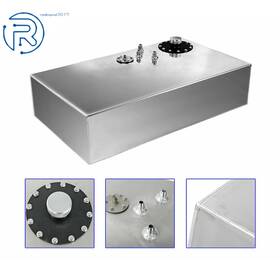 351540 Netuera Street Rod Aluminum Race Fuel Cell Gas Tank With Cap And Level Sender 17 Gallon/64l