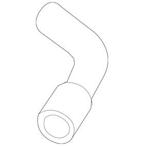 17228-1fc0a Nissan Genuine Filler Hose