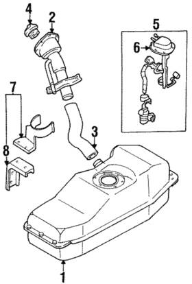 17228-31g01 Nissan Genuine Fuel Tank Filler Neck