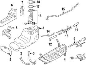 17228-7ja0a Nissan Genuine Filler Hose