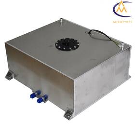 1095108 Nurniacl Aluminum 20 Gallon Lightweight Polished Race Drift Fuel Cell Tank Level Sender