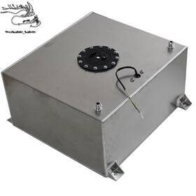 Nurniacl Ws912310st 15 Gallon 60l Polished Aluminum Race/drift Fuel Cell Tank And Level Sender