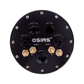 Dsf42 Osias Aluminum 2.6l/2.8l 8an Fuel Surge Tank For Single Or Twin 39mm-40mm Intank Pumps