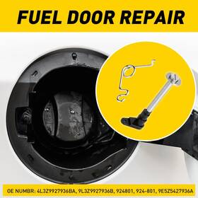 Wwd-yxgjl-76411 Oxilam For 2009-2014 Ford F150 Fuel Door Repair Hinge Loose Gas Cap Permanent 1x