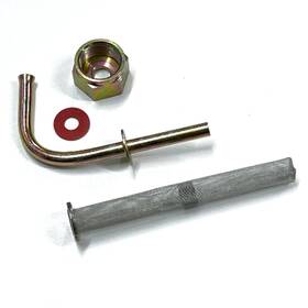 Kt-1517 Pirate Mfg Fuel Tank Outlet Pipe With Strainer - Replacement For Vw Beetle Bus And Type 3