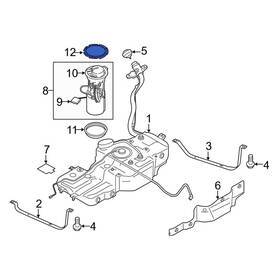 95520162301 Porsche Oe For Cayenne 2003-2024 Fuel Tank Lock Ring