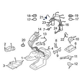 95562080601 Porsche Oe For Cayenne 03-10 Right Fuel Sender And Hanger Assembly