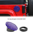 Savadicar2019089367 Purple Fuel Filler Door Gas Tank Cap Lid Cover For Jeep Wrangler Jk Jku 2007-17