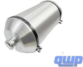 M628 Qwp 11 5/8 Gallons 12ftftx24ftft 1/4 Npt Aluminum Spun Gas Tank Fuel Cell Vertical