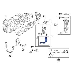 52029843af Ram Oe For 1500 2020-2023 Fuel Tank Filler Neck