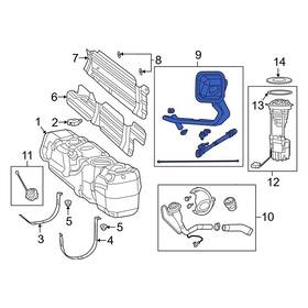 57009238aa Ram Oe For 2500 2023-2024 Fuel Filler Neck