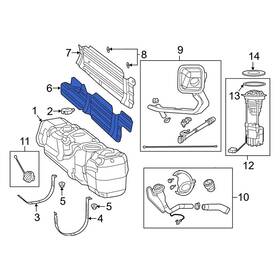 68232605ad Ram Oe For 3500 2013-2024 Fuel Tank Shield