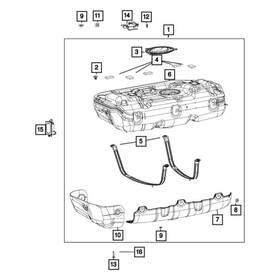 68260315aa Ram Oe For Promaster City 2015-2021 Fuel Tank Access Cover Screw