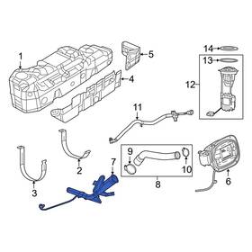 68631843aa Ram Oe For 1500 2021-2024 Upper Fuel Tank Filler Neck
