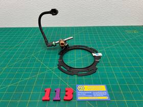Lr087019 Range Rover 17-22 Sport L494 Fuel Tank Pump Lock Ring Clamp With Hose Oem