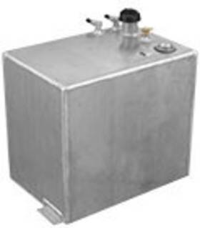 72587 Rds Manufacturing Aluminum Auxiliary Fuel Tank 20 Gallon Rectangular