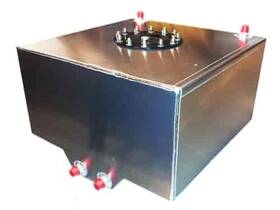 18-0110 Rhodes Race Cars 10 Gallon Custom Fuel Cell 5051 Aluminum Natural Finish