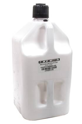 20000106 Rjs Racing Equipment Inc./rjs Safety - Utility Jug 5 Gallon White