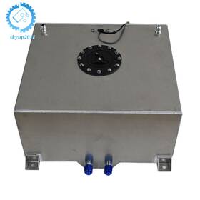 Su377957ku Skyup2018 60 L Polished Aluminum Racing Drift Fuel Cell Tank And Level Sender 15 Gallon
