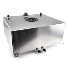 1-130-013 Speedmaster Polished Aluminum Fuel Cell With Sender Capacity 20 Gallons