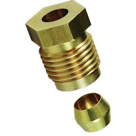 91076073 Speedway Motors Gas Hose Fitting And Ferrule 1/4 Inch
