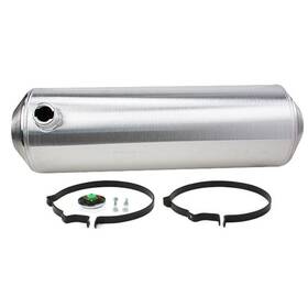91076256 Speedway Motors Spun Aluminum Fuel Tank 11 Gallon 10 X 33 Inch Centered Outlet