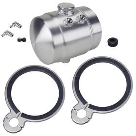91076404 Speedway Motors Brushed Aluminum Spun Tank Kit