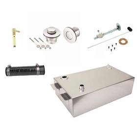 91604036 Speedway Motors Under Bed Fuel Tank Kit Pickup Box Gas Fits Ford F1 Truck 1948-60
