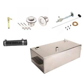91604039 Speedway Motors Under Bed Fuel Tank Kit Pickup Box Gas Fits Chevy Truck 1955-59