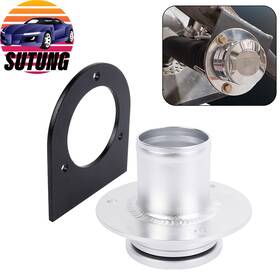 17-2530 Sutung Cap031 Black Remote Fuel Tank Filler Neck For 2 Inch Hose With Cap Mount Bracket