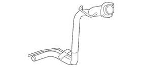 8920180j21 Suzuki Genuine Filler Pipe