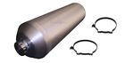 T1220v-3-8 Bam Mfg Spun Aluminum Gas Tank Vertical Gal Go Kart