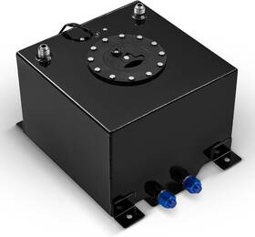 Fs01877s1bk Tembor 5 Gallon / 18.8l Fuel Cell Tank Racing Drift With Level Sender Aluminum Black