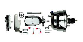 J85315672 The Right Stuff Detailing Brake Booster With Master Cylinder Chrome 8.00 Inch Dia Kit