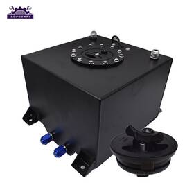 Tpg136395 Topgears56 New 5 Gallon Coated Aluminum Fuel Cell Gas Tank And Level Sender Racing/drifting