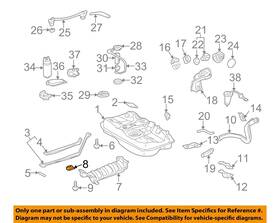 9018506002 Toyota Oem 02-06 Camry Fuel System Components-tank Shield Fastener