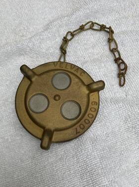 600007 Velvac Fuel Tank Filler Brass Gas Cap