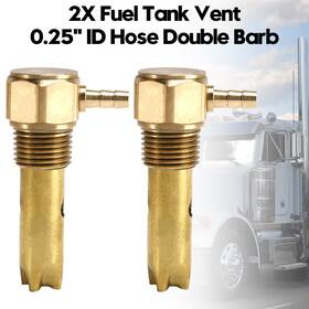 Vipih Fta-v-02 2x 0.25 Inch Id Hose Double Barb Fuel Tank Vent Assy Fta-v-50-02 For Peterbilt