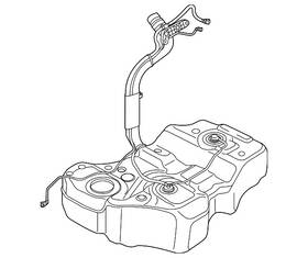 561-201-055-j Volkswagen Genuine Fuel Tank