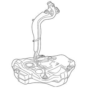 Volkswagen 5c0-201-055-l Genuine Fuel Tank