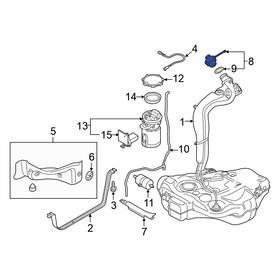 Volkswagen Oe 5c0201550s For Beetle 2012-2013 Fuel Tank Cap