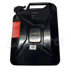 Gjc20blk Wavian Steel Jerry Can Black 20l / 5 Gallon Nato Spec
