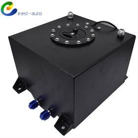 Ea599426su Wflnhb Aluminum Fuel Cells Tanks Racing With Level Sender 5 Gallon Universal Black