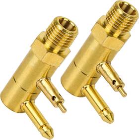 8883-6 Ximoon Brass Quick Connect Tank Fitting 1/4 Inch Npt Male Thread For Boat Gas