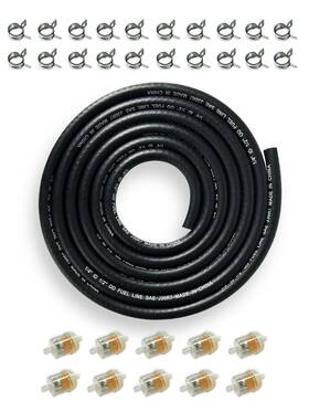 Aymk231 Yamakato 1/4 Fuel Hose Line Nbr Reinforced Sae J30r7 30 Feet Inch