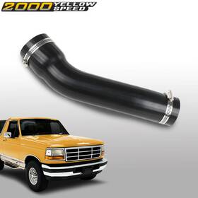 Ylw327664 Ylwspeed2000 Black Rear Fuel Tank Filler Hose Fit For 1980-1996 Ford Bronco F4110 80-96