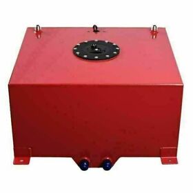 Fin812240 Zoncar Red 15 Gallon 60l Universal Aluminum Fuel Tank Oil Level Sensor10 Outlets